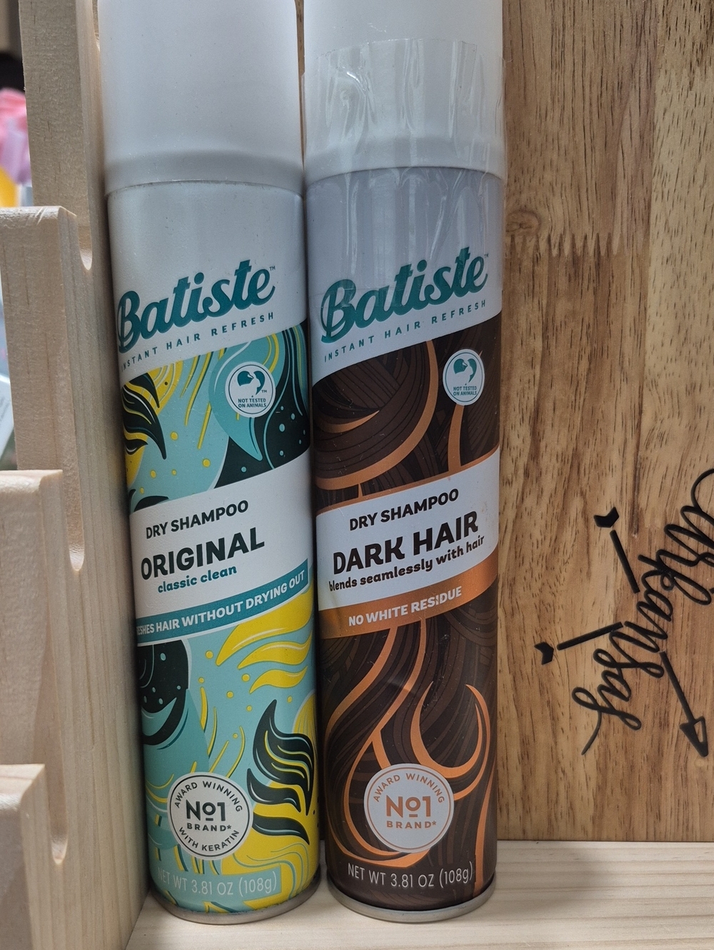 Batiste Dry Shampoo Duo — Original (White) & Dark Hair (Brown)